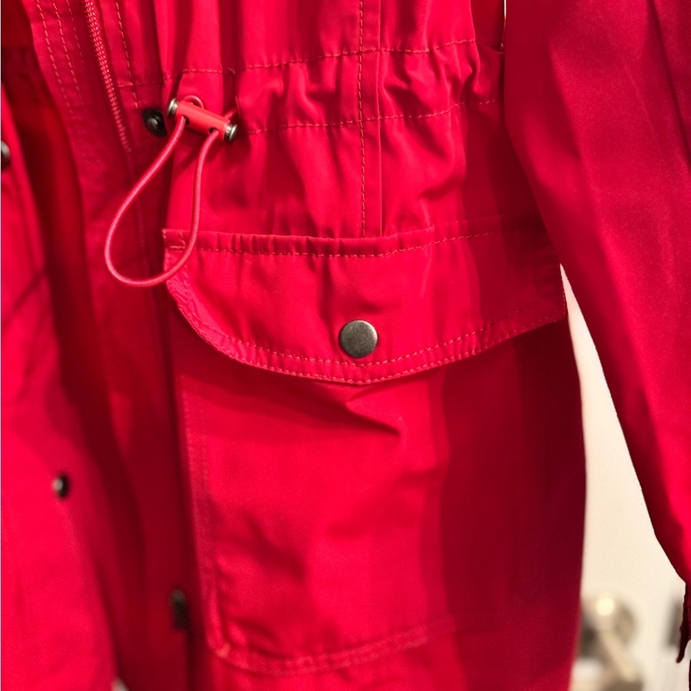 Talbots Waterproof Red Utility Jacket - Picture 6 of 9
